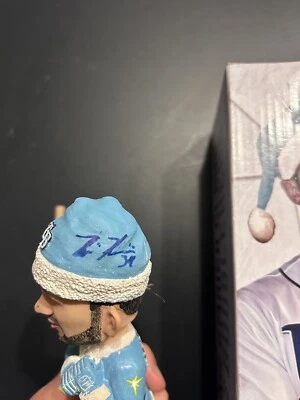 Kevin Kiermaier Autographed Claus Bobblehead Christmas In July Tampa Bay Rays - Image 1 of 3