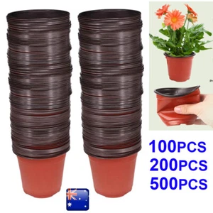 Bulk Plastic Plant Flower Pots Nursery Garden Plant Seedlings Pot Container AU - Picture 1 of 12