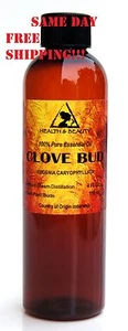 CLOVE BUD ESSENTIAL OIL ORGANIC AROMATHERAPY 100% PURE NATURAL 4 OZ - Picture 1 of 12