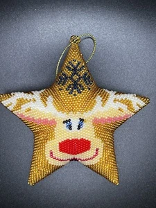 Very nice handmade,beading star - Picture 1 of 3