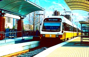 ORIGINALE KODACHROME SLIDE DART LRV #133 VICTORY STATION DALLAS, TX MAR. 10, 2008 - Foto 1 di 1