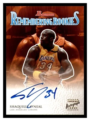 Shaquille O'Neal 2003-04 Bowman Remembering Rookies Auto Card RC - Image 1 of 2