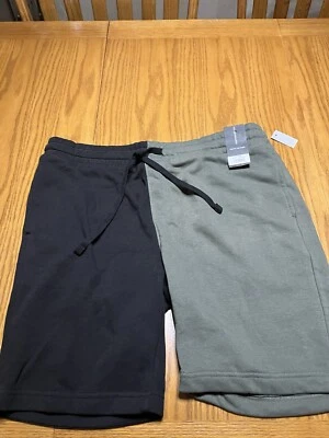 NWT NOBO No Boundaries M (32-34) Black  & Green Jogger Shorts Above The Knee - Image 1 of 4