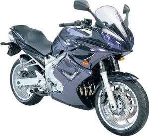 Yamaha FZ-6 Fazer 2004 - 2006 carenado reduce el brillo acabado negro bronce eléctrico - Imagen 1 de 2