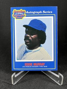 1990 Jumbo California Sunflower Seeds Eddie Murray Los Angeles Dodgers #24