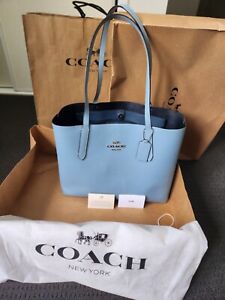 Authentic Coach Leather Tote Bag