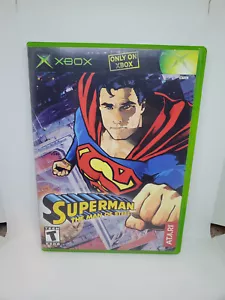 Superman: The Man of Steel (Microsoft Xbox, 2002) Complete - Picture 1 of 1