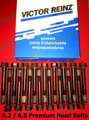 6.5 & 6.2 L Diesel Cylinder 6.5 Head Bolts Set MAHLE Chevy GMC Hummer - Image 1 of 4