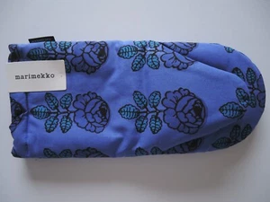 Marimekko VIHKIRUUSU Potholder Blue Maija Isola Kitchen cotton fabric - Picture 1 of 3