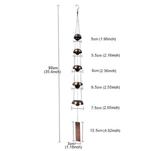 Durable Garden Outdoor Yard Wind Chime Temple Bell Balcony Retro Home Decoration