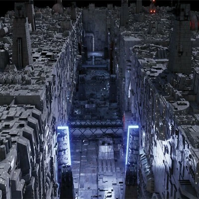 Telón de fondo diorama 1/6th Star Wars Estrella de la Muerte Trench Run versión 2 IKEA Detolf 15x15 Foto 1 de 4