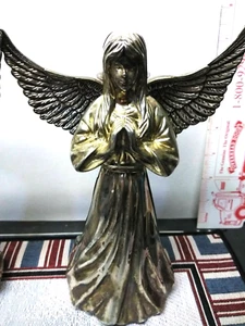 Par de Candelabros Vintage International Silver Co Angel Wings Oro Tono Plata - Imagen 1 de 11
