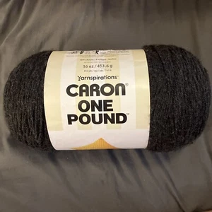 Caron One Pound Yarn-Dark Grey Mix 294010 - Picture 1 of 2