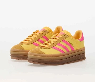 Adidas Originales Gazelle Bold Spark Rosa Lúcido IG4387 Tenis Mujer Tallas Foto 1 de 4
