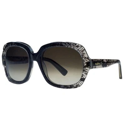 Женские солнцезащитные очки с кружевным эффектом Valentino V678S, 55 мм, серые выцветшие кружевные - Изображение 1 из 3