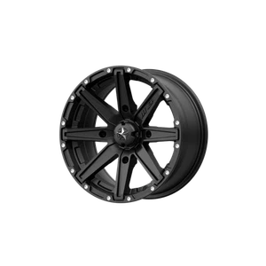1 MSA Wheel M33 Clutch 14x10 4x137 +0mm Black ATV UTV SXS Wheel Rim - Picture 1 of 1