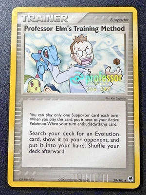 Professor Program Professor Elm's Training Method 79/101 Pokemon Card Rare LP - Image 1 of 4