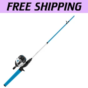 Roam 6-Foot Spincast Reel & Fiberglass Fishing Rod Combo for Bass Enthusiasts - Picture 1 of 11