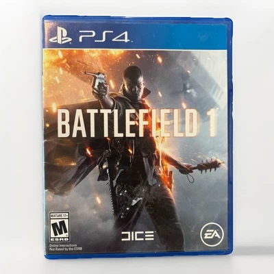 Battlefield 1 Sony PlayStation 4, 2016 Release, PS4 EA Gaming Rated M Mature - Image 1 of 4