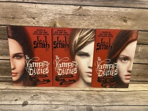 The Vampire Diaries The Hunters LJ Smith Hardcover Lot Vols. 1-3 Books 1 2 3 VG - Imagen 1 de 6