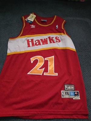 NWT Dominique Wilkins ADIDAS NBA Atlanta HAWKS Swingman Jersey Mens Sz 2XL - Image 1 of 4