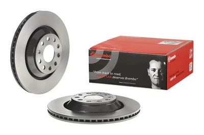 Brembo Front OE Brake Rotors Pair for 15-24 Audi A3 S3 Q3 RS3 TT / VW Golf Jetta - Image 1 of 3