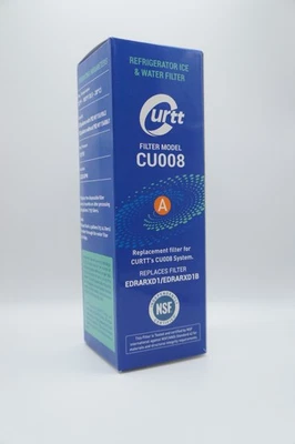 CURTT EDRARXD1 Refrigerator Water Filter Compatible with Whirlpool, 1 Pack