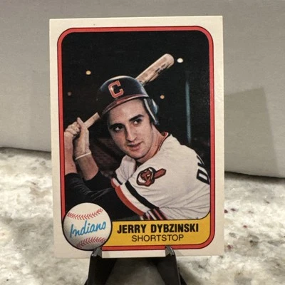 1981 Fleer #399 Jerry Dybzinski Rookie Cleveland Indians - Image 1 of 2