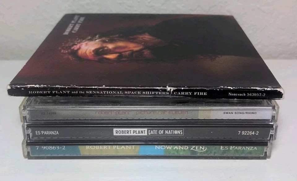 Lot Of 4 Robert Plant Rock CDs B259 Foto 1 de 1