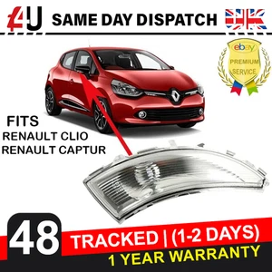 WING MIRROR INDICATOR LAMP DRIVER SIDE FOR RENAULT CAPTUR CLIO MK4 2012-ON - Picture 1 of 5