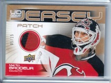  2010-11 Upper Deck Game Jerseys Patches #GJ2MB Martin Brodeur PATCH 05/15