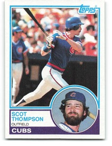 1983 Topps #481 Scot Thompson NM+++ Cubs ID:252416