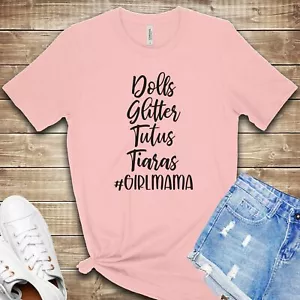 Puppen, Glitzer, Tutus, Diadem T-Shirt 02945 - Bild 1 von 3