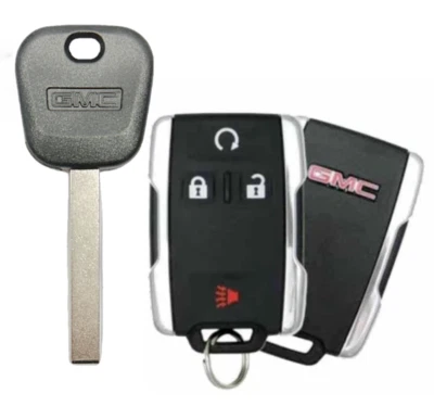 B119 Chipped Key + Remote Keyless Fob  For 2014 - 2019 GMC Sierra M3N-32337100 - Image 1 of 4