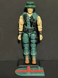 VINTAGE 1988 GI JOE MUSKRAT SWAMP FIGHTER V1 3.75" ACTIONFIGUR & SWAMP SKIMMER - Bild 1 von 7