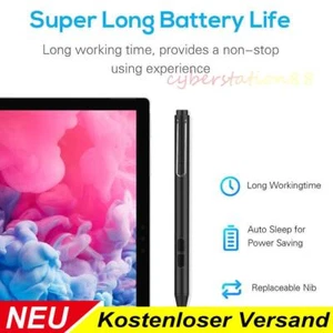 Stylus Stift Pen für Microsoft Surface Pro 3/4/5/6/7/8/X Go 2/3 Weiß / Schwarz - Bild 1 von 10