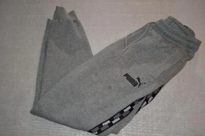 45032-a Womens Puma Sweatpants Joggers Tapered Fit Size Small Gray Cotton Blend - Image 1 of 4