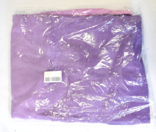 Yancorp 2 Panel Set Bedroom Curtains 52" x 63" Pink Purple Draped Rod Pocket