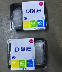 Dixie CH0180DX7 Cutlery Keeper Tray with Fork/Knife/Spoon - Clear (180/BX) New - Picture 1 of 1