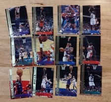 1998-99 Upper Deck Basketball Kellogg's Gold Lot (12) Cards Malone Mutombo Kidd