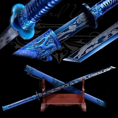 Handmade Katana/Training/Real Sword/Full Tang/Collectible/Manganese Steel/Sharp - Image 1 of 4