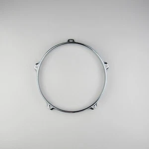 1 Stück NEU 8" Snare Drum Hoop 5 Lug 2,3 mm Chrom Akku TOP Seite Dreifach Flansch - Bild 1 von 2