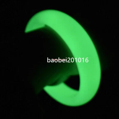 Brazalete de fluorita verde luminoso natural que brilla en la oscuridad 60-62 mm Foto 1 de 4