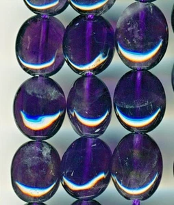 AFRICAN AMETHYST 8x10mm AB grade Ovals 16" - Picture 1 of 5