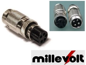 ADATTATORE CONNETTORE MICROFONO 5 PIN LINCOLN OLD A 4 PIN GALAXY - Zdjęcie 1 z 1