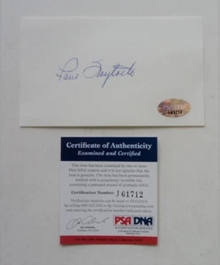 Tarjeta índice autógrafo Paul Foytack Tigres PSA ADN -  - Imagen 1 de 1