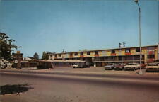 Port Angeles,WA Flagstone Motel Clallam County Washington George Mood Postcard