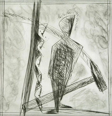 "Freigänger", 1984. Aquatinta von Thomas WACHWEGER (1943-2015 D), handsigniert - Bild 1 von 3