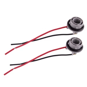 2pcs Car Rear Turn Signal Light Pigtail Wire Female Bulb Socket - Picture 1 of 4