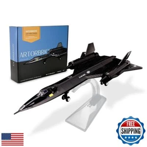 ArtorBricks SR-71 Reconnaissance Blackbird Airplane Military Building Set wit - Picture 1 of 5